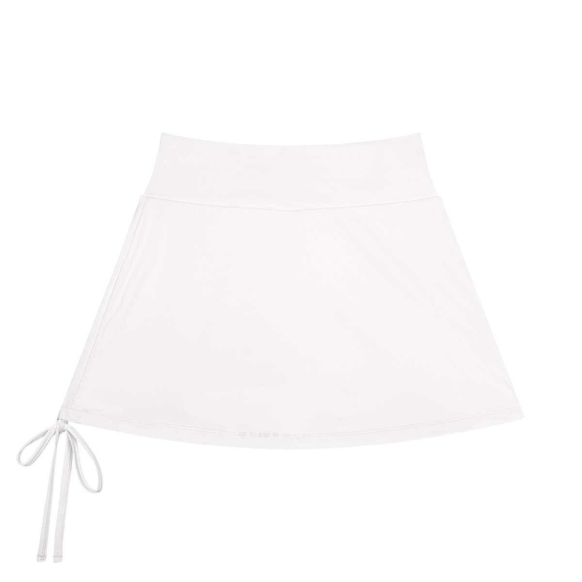 Drawstring A-Line Skirt