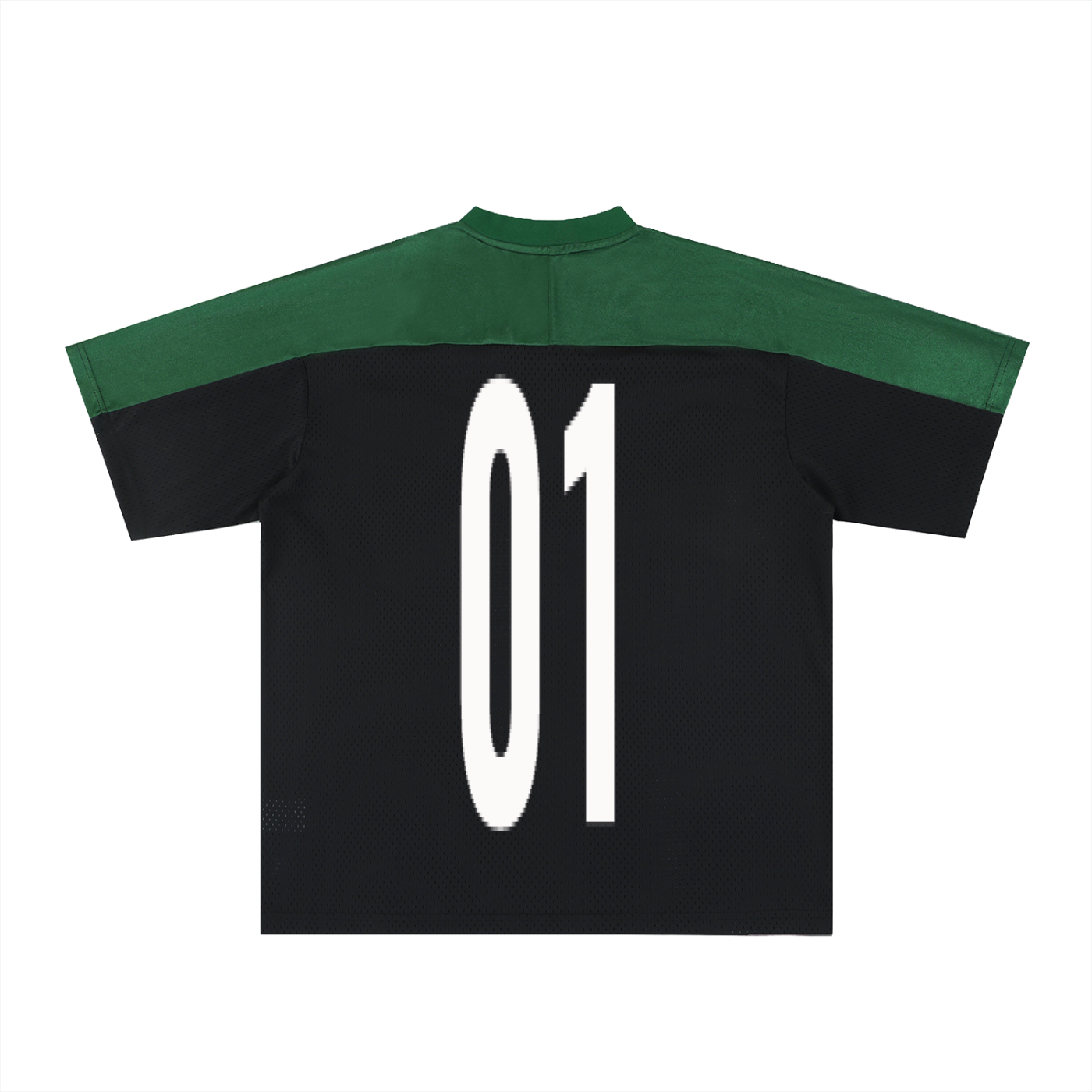 Oversized Mesh V-Neck Soccer Jersey