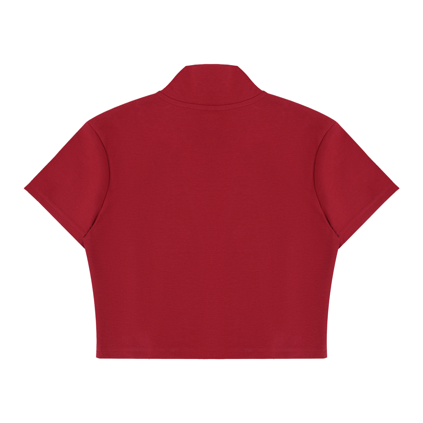 RM Cropped Full Zip Short Sleeve T-Shirt