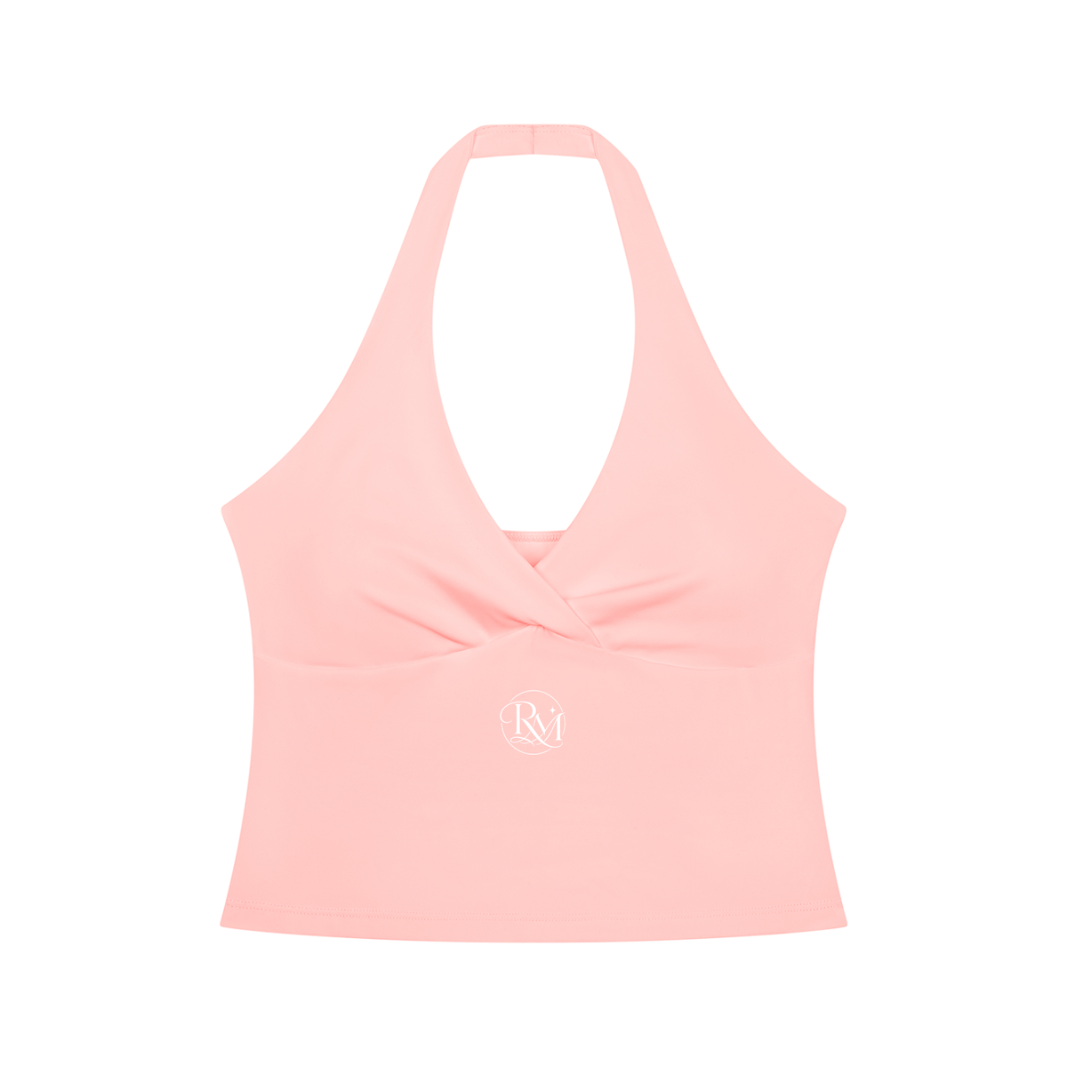 RM Ruched Halter Yoga Tank Top