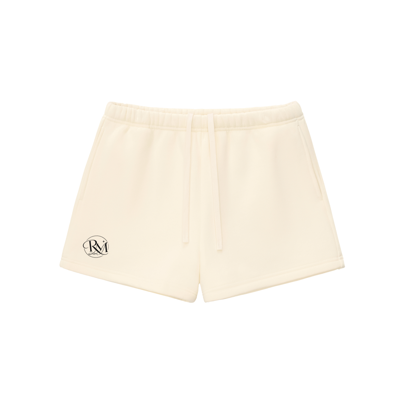 Pantalones cortos de chándal de felpa esenciales con cordón