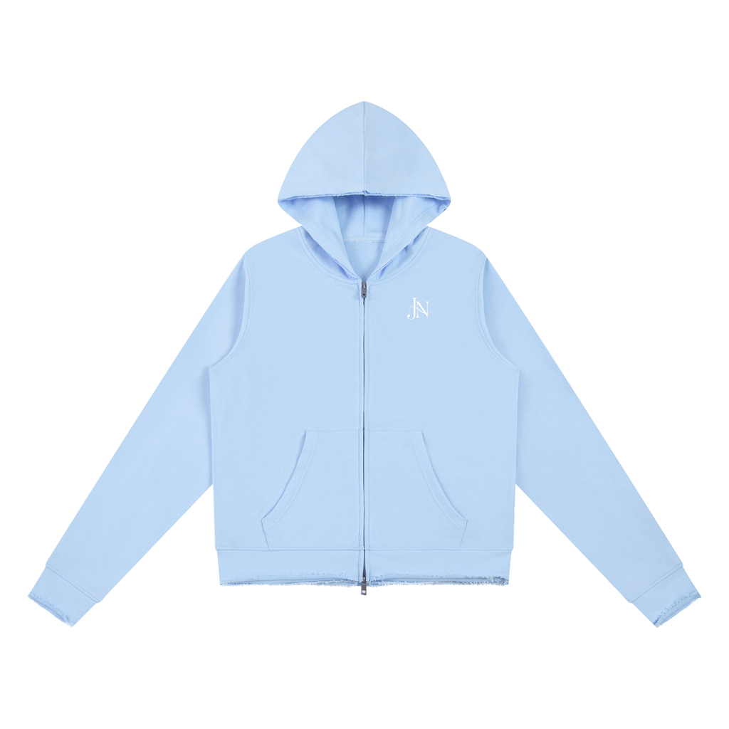 Customizable Initial Full Zip Hoodie