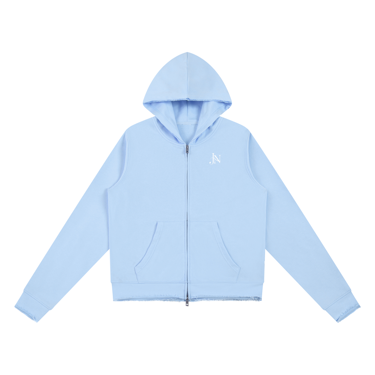 Customizable Initial Full Zip Hoodie
