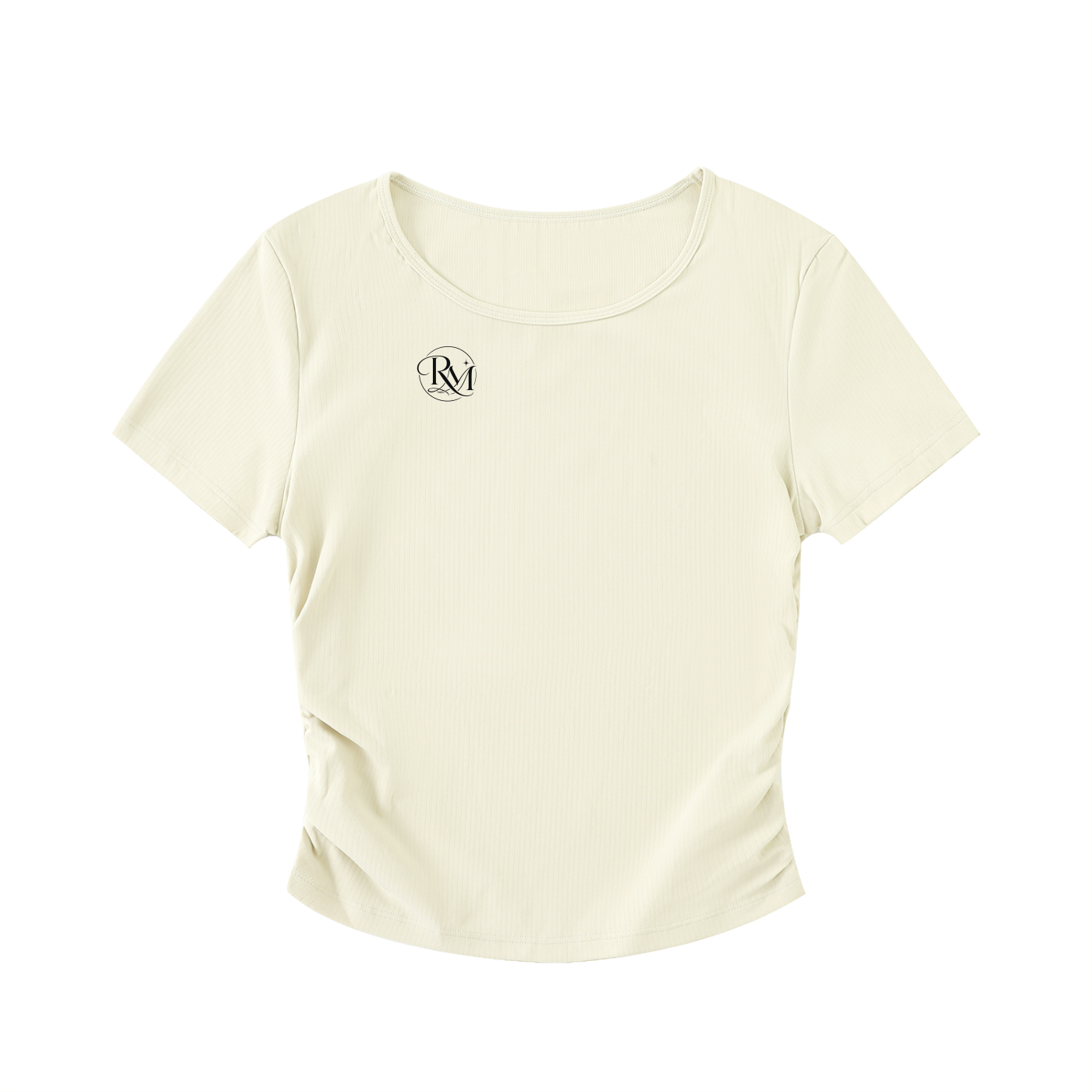 RM Ruched Bodycon Crop Top
