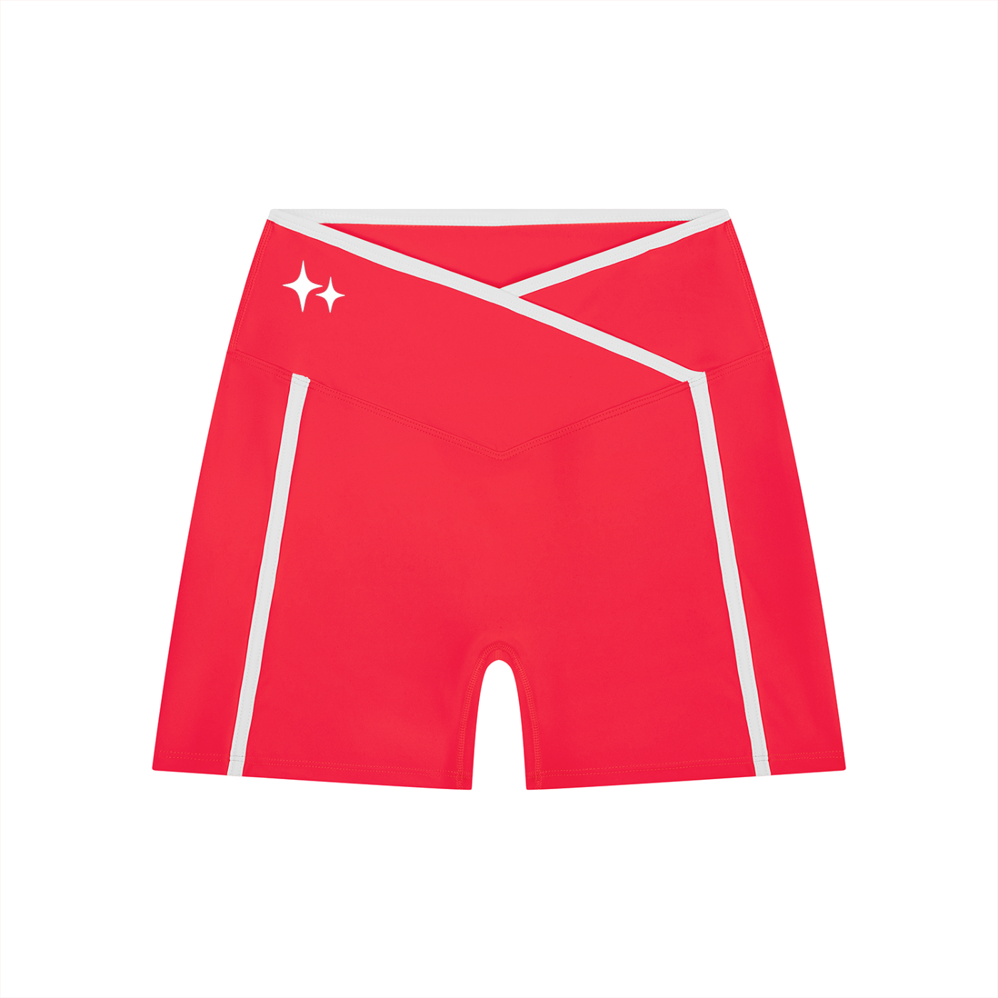 RM High Rise Color Block Shorts