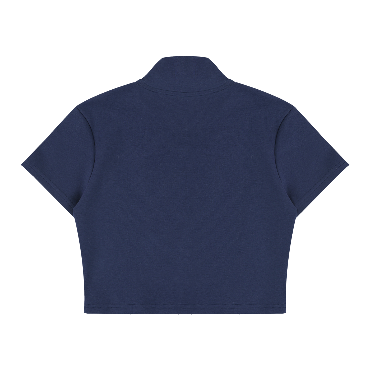 RM Cropped Full Zip Short Sleeve T-Shirt