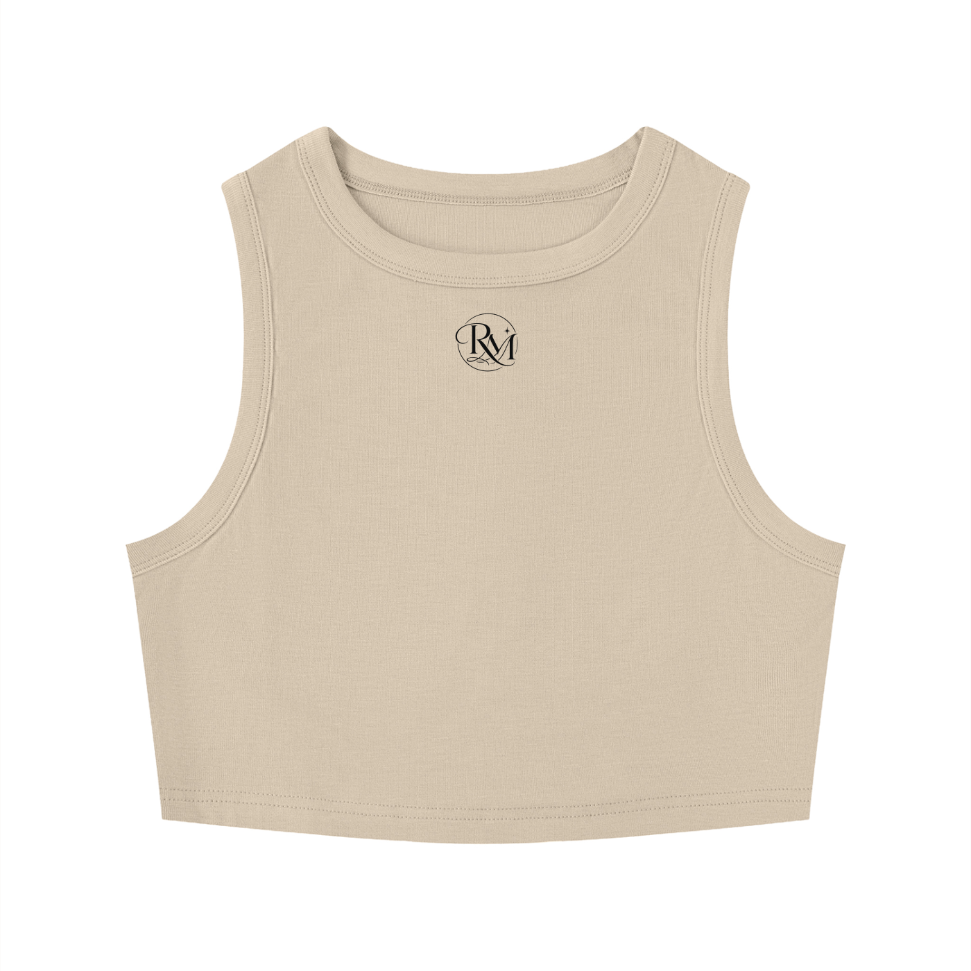 RM Women's Tight Crewneck Crop Tank Top