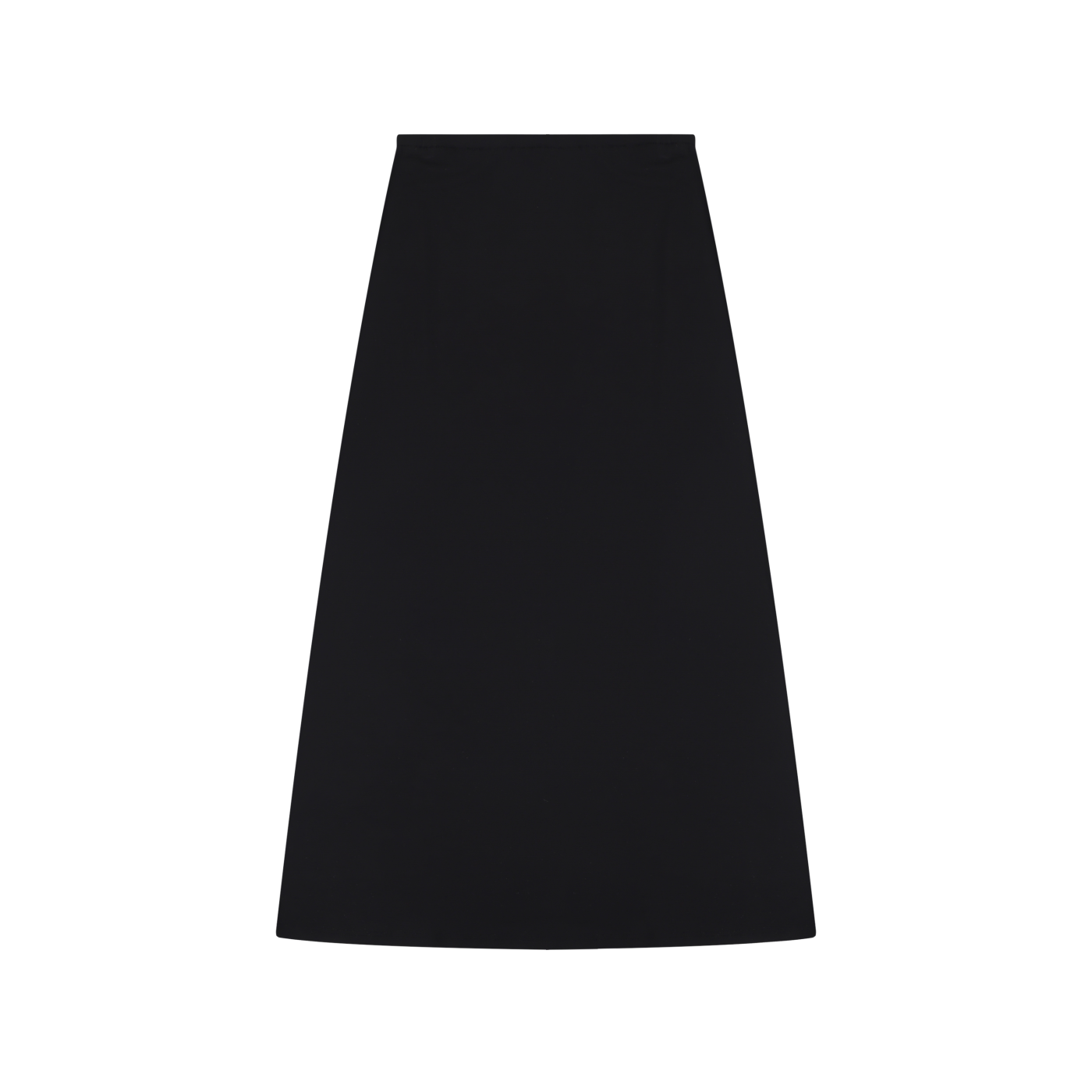Solid Color Knit Maxi Skirt