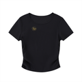 Ruched Bodycon Crop Top