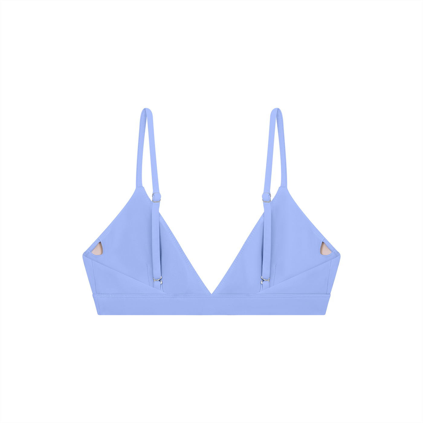 Cropped V-Neck Sports Bra
