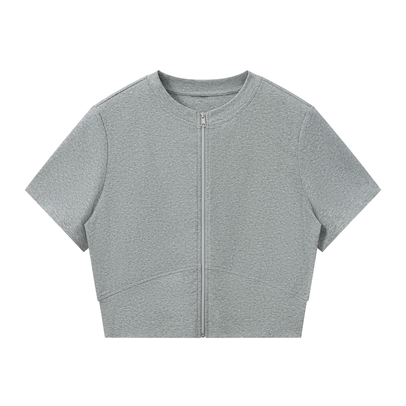 Paneling Full Zip T-Shirt