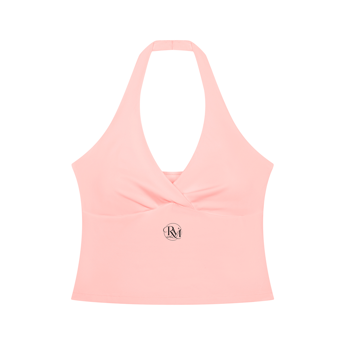 RM Ruched Halter Yoga Tank Top