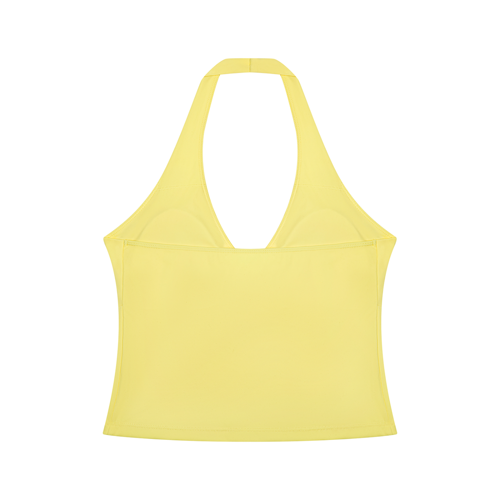 RM Ruched Halter Yoga Tank Top