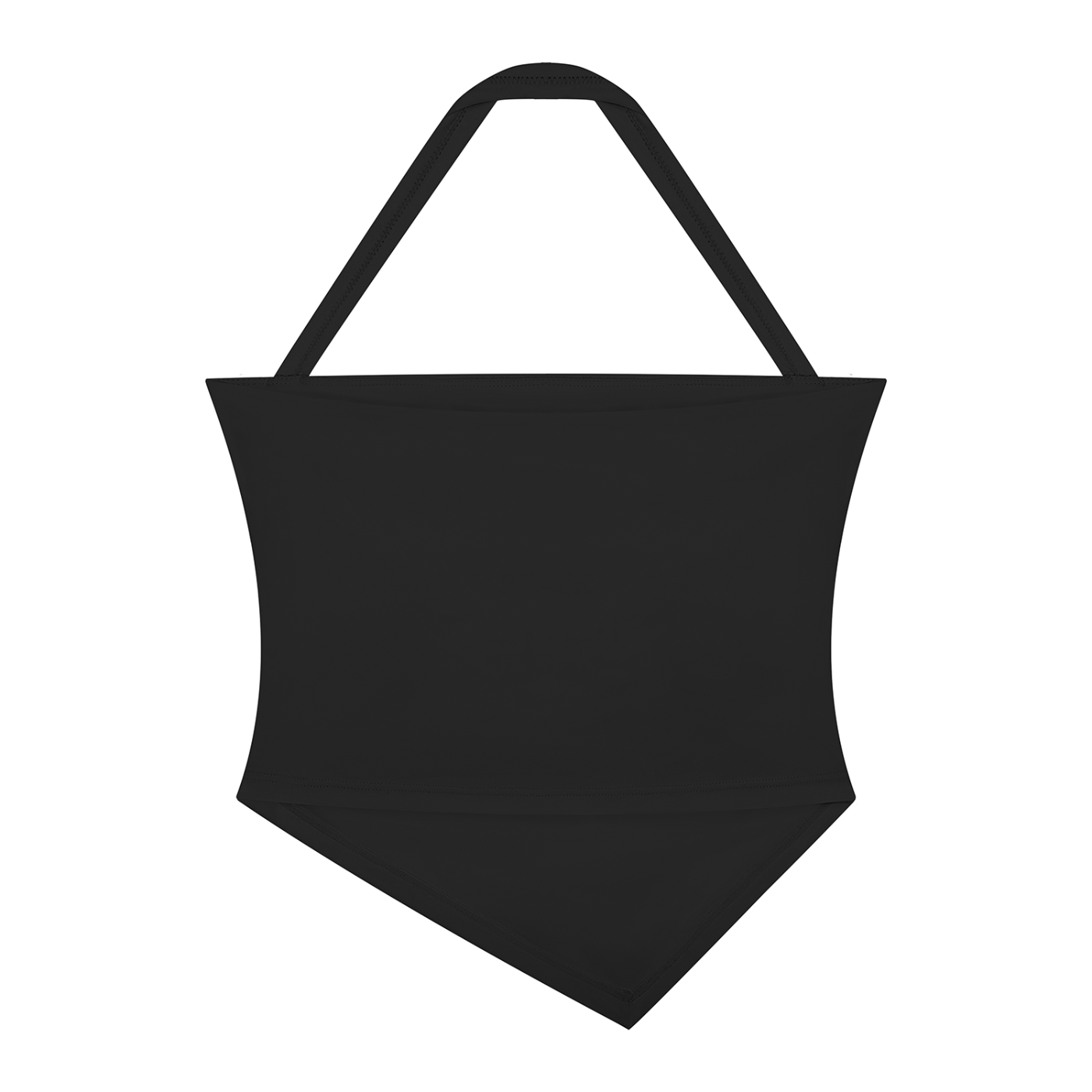 Ruched Halter Neck Tank Top