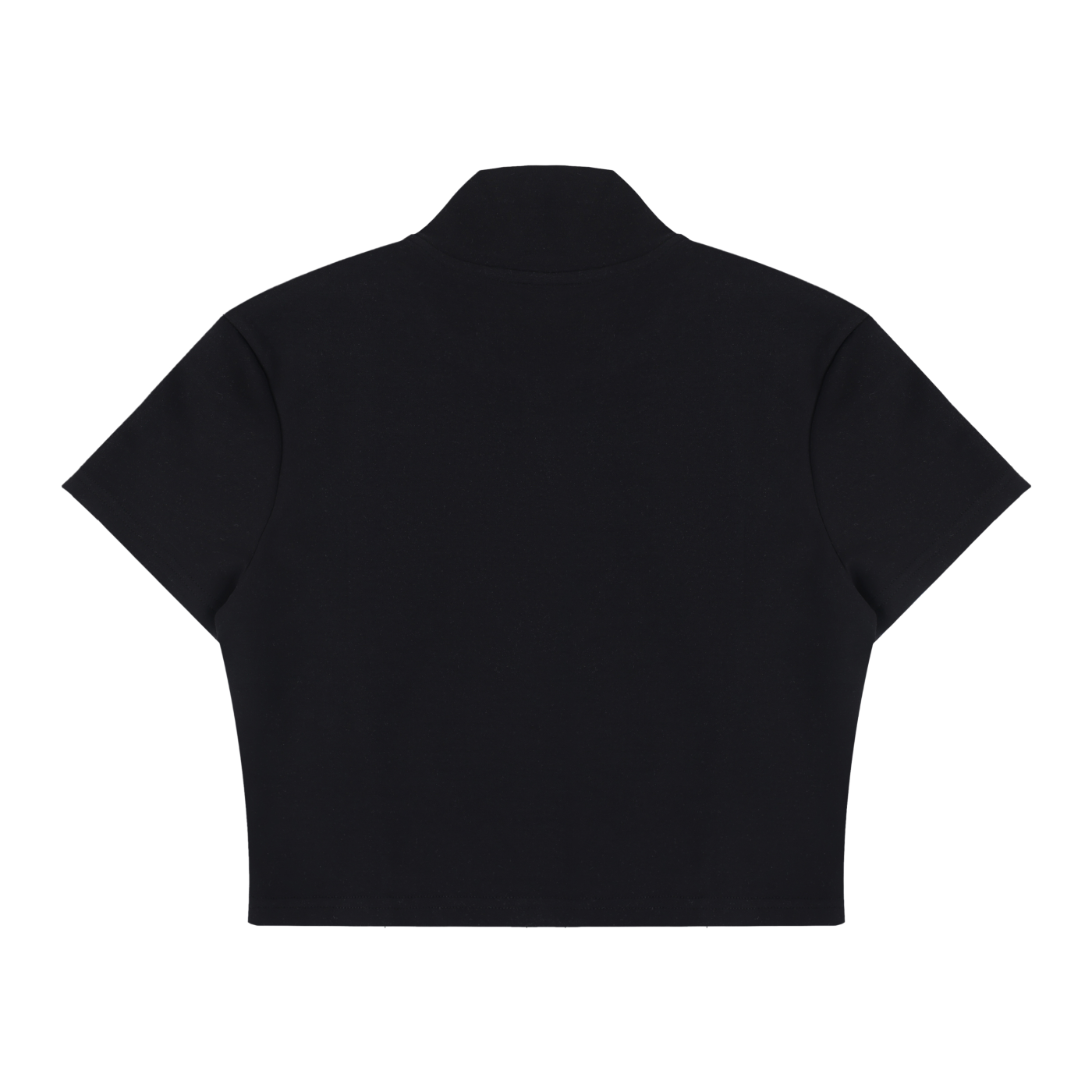 RM Cropped Full Zip Short Sleeve T-Shirt