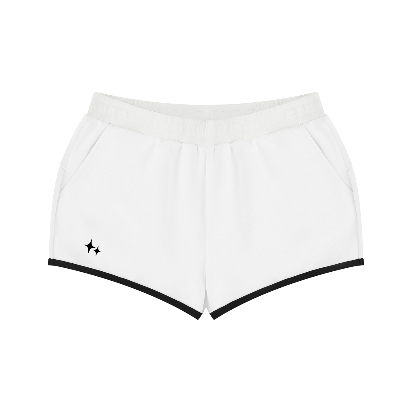 Women's Retro Contrast Binding Shorts