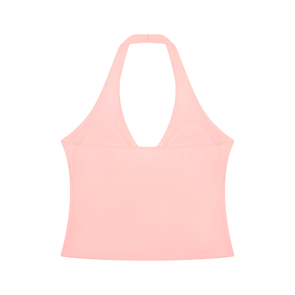 RM Ruched Halter Yoga Tank Top