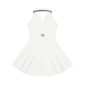 Women's Collared Halter A-Line Tennis Dress