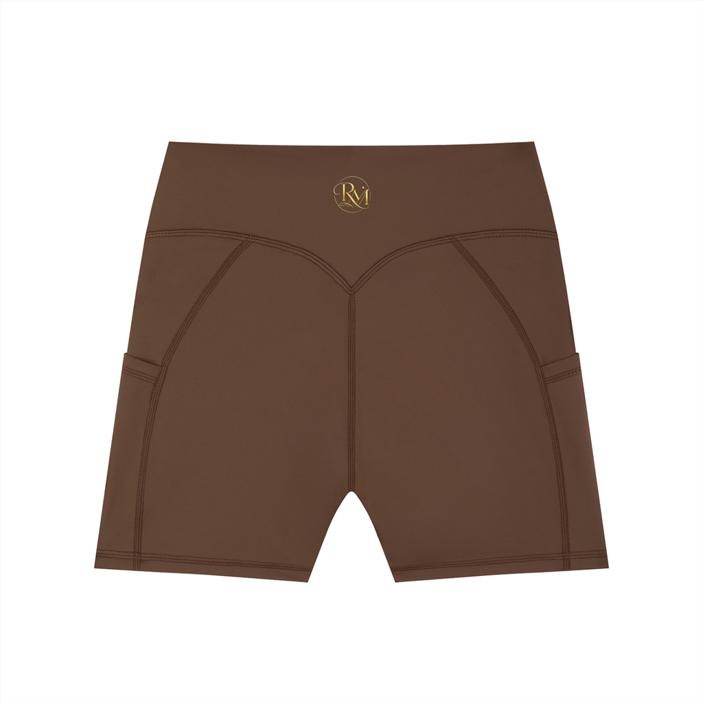 RM Women's High-Waisted Pocket Biker Shorts