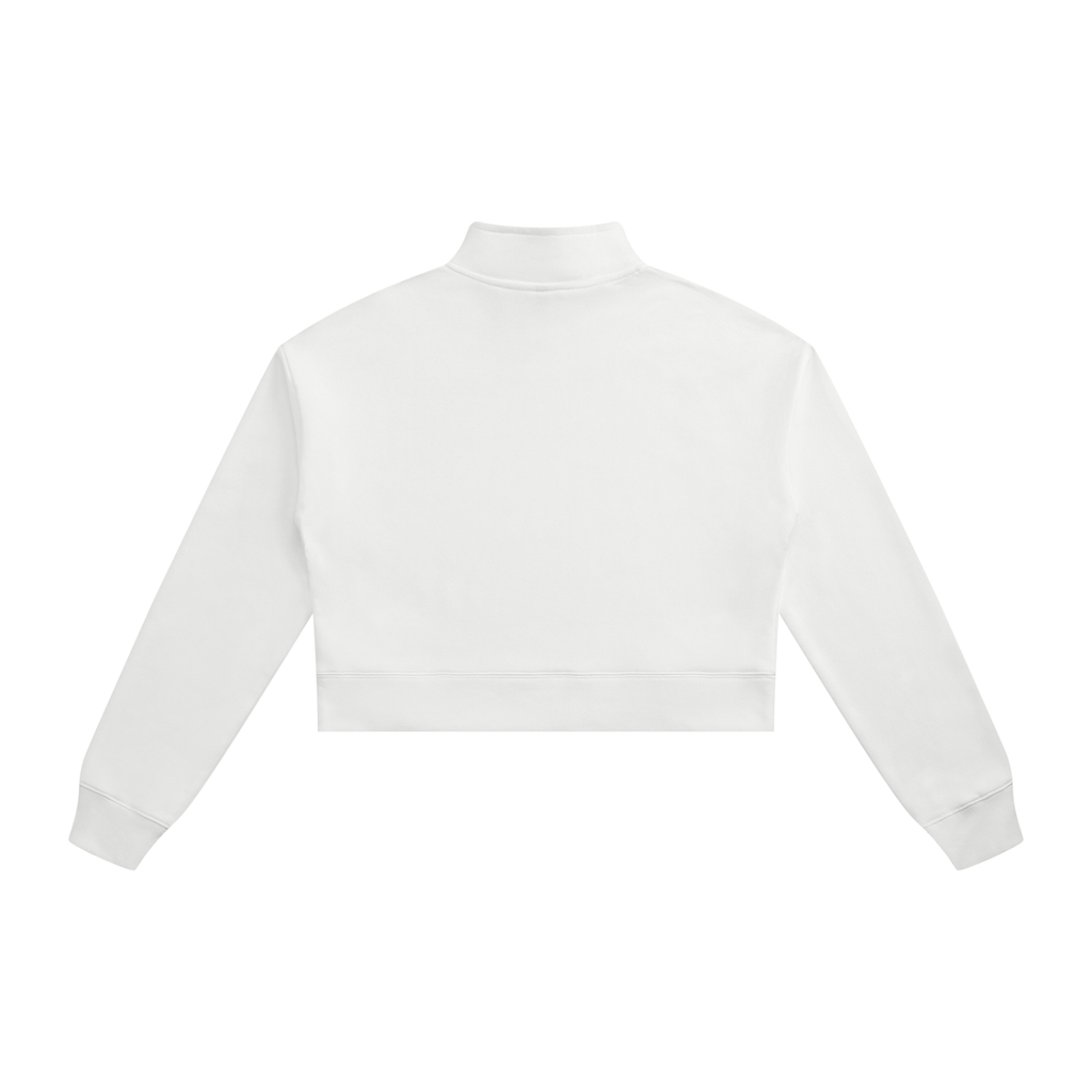 RM Crop Quarter-Zip Sweatshirt