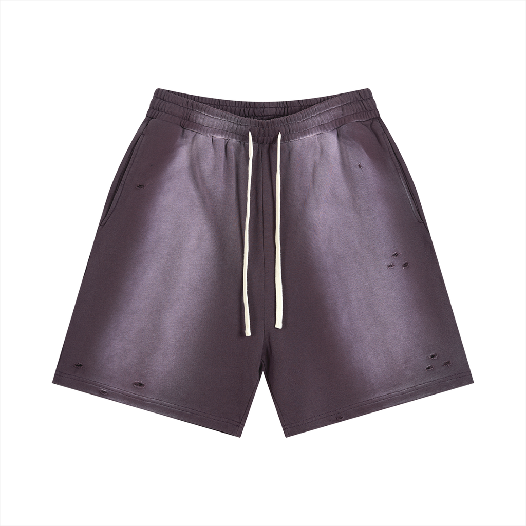 RM Sun Fade Distressed Shorts