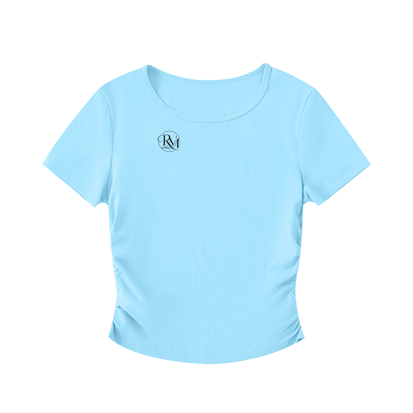 RM Ruched Bodycon Crop Top