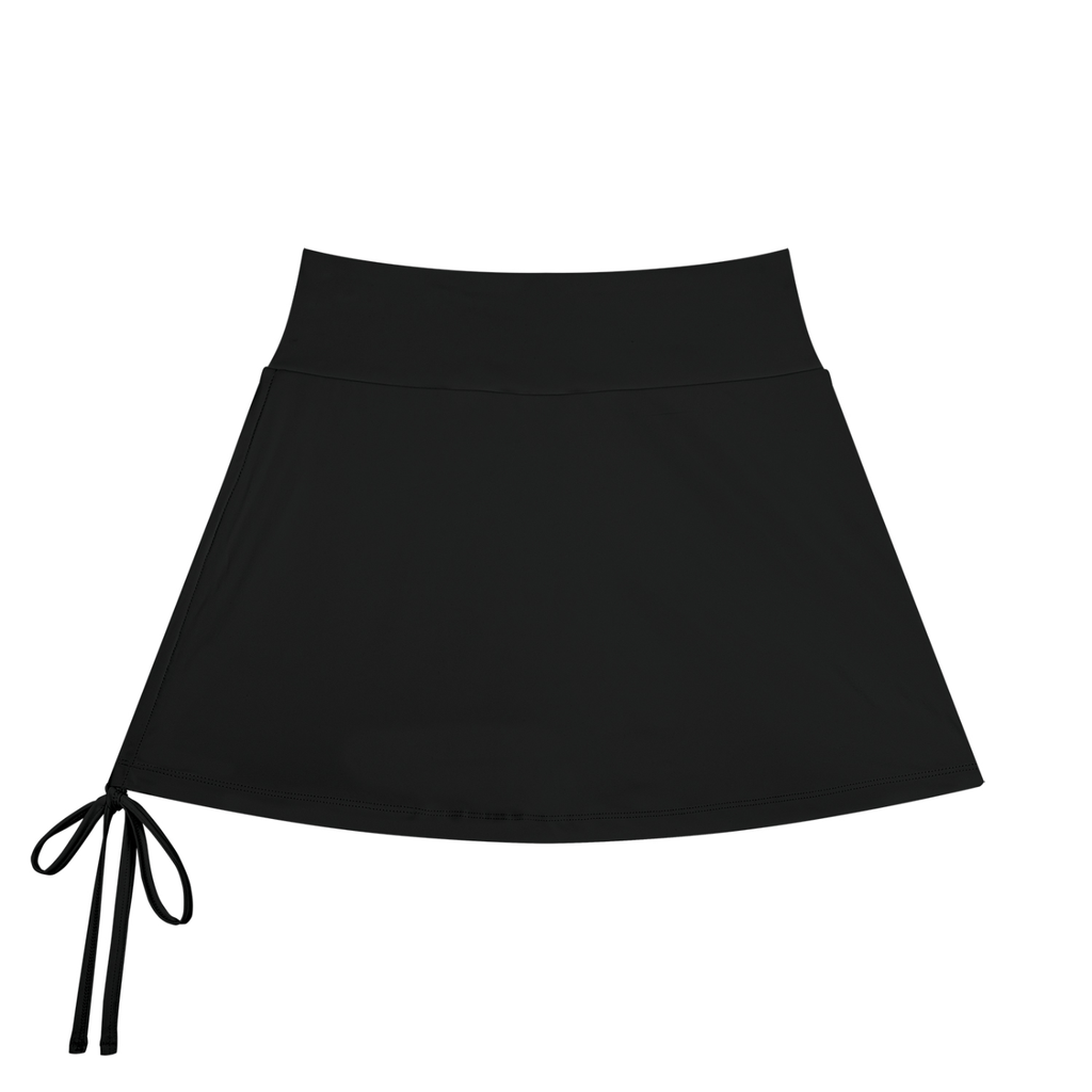 Drawstring A-Line Skirt