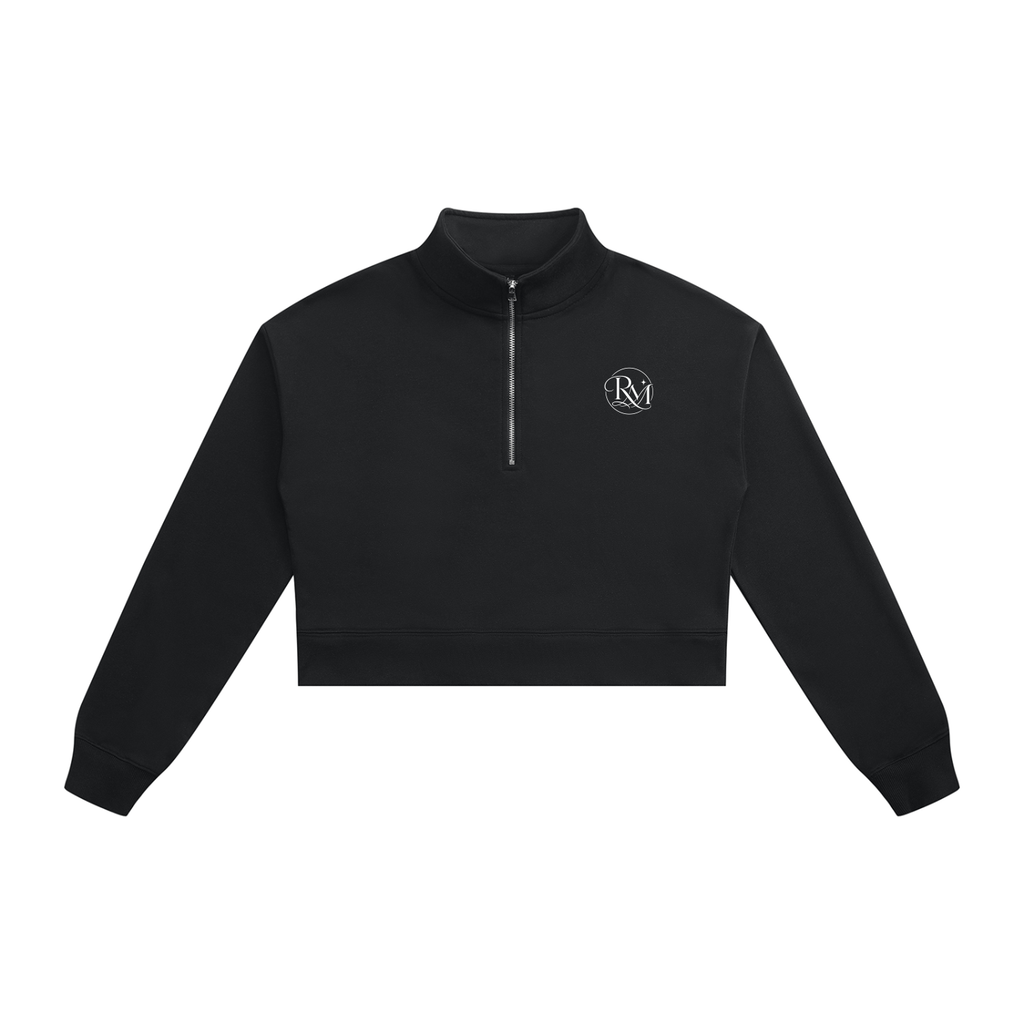 RM Crop Quarter-Zip Sweatshirt