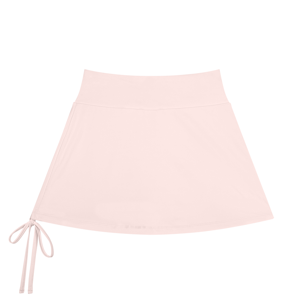 Drawstring A-Line Skirt