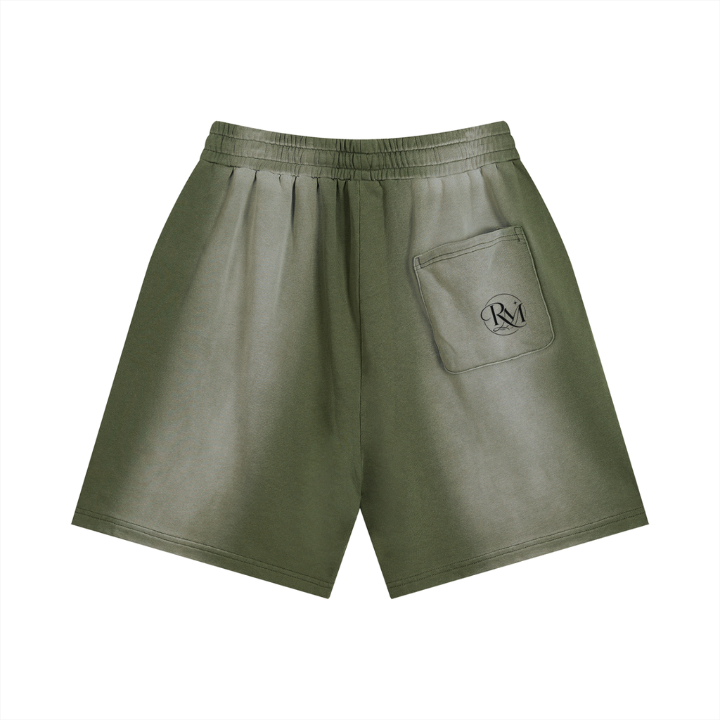 RM Sun Fade Distressed Shorts