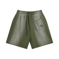 RM Sun Fade Distressed Shorts