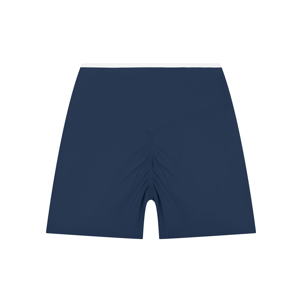 RM High Rise Color Block Shorts