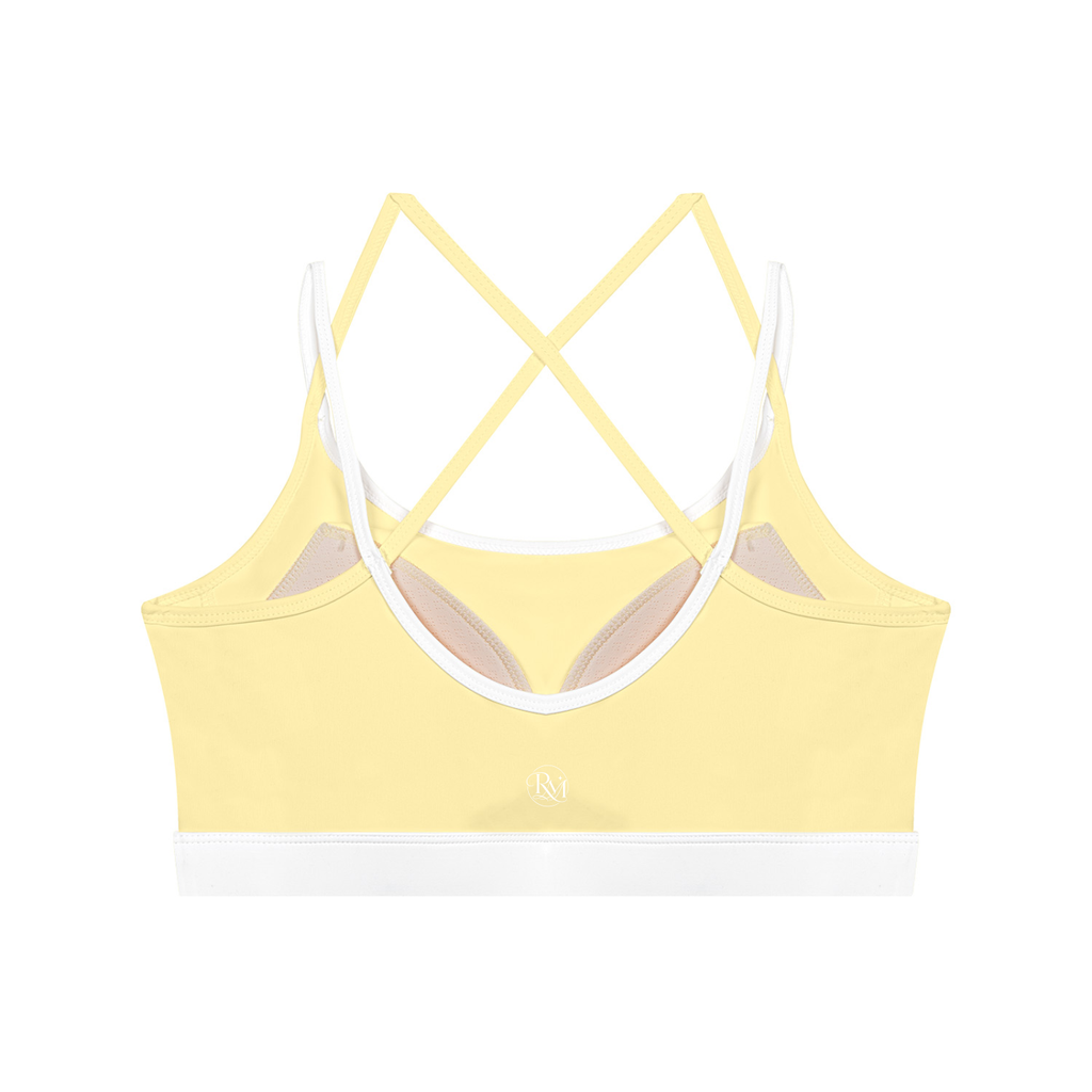 RM  Color Block Yoga Sports Bra