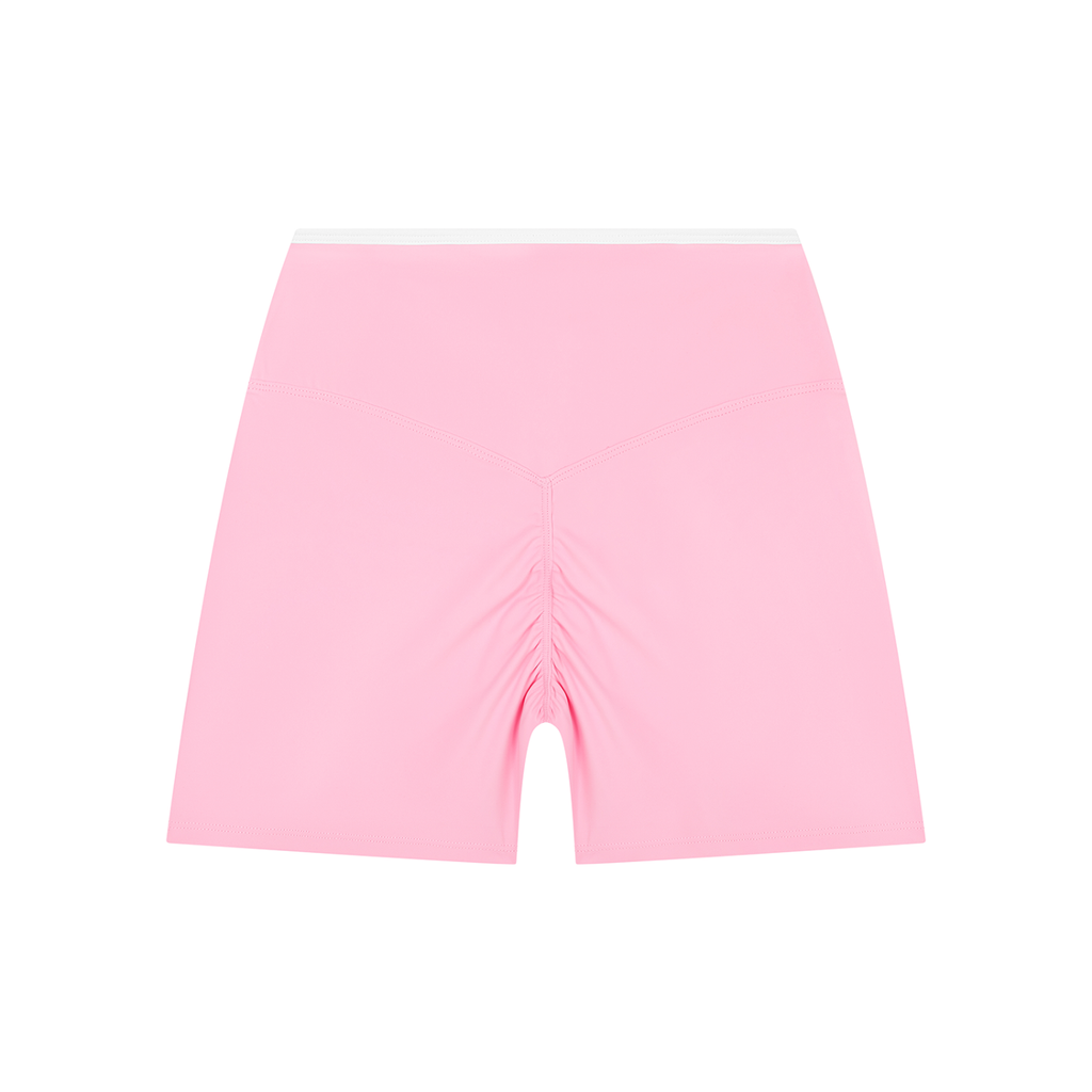 RM High Rise Color Block Shorts