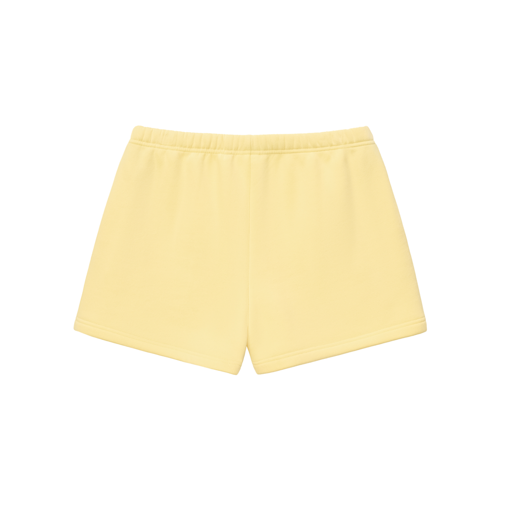 Pantalones cortos de chándal de felpa esenciales con cordón
