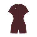 RM Quarter-Zip Short Sleeve Romper