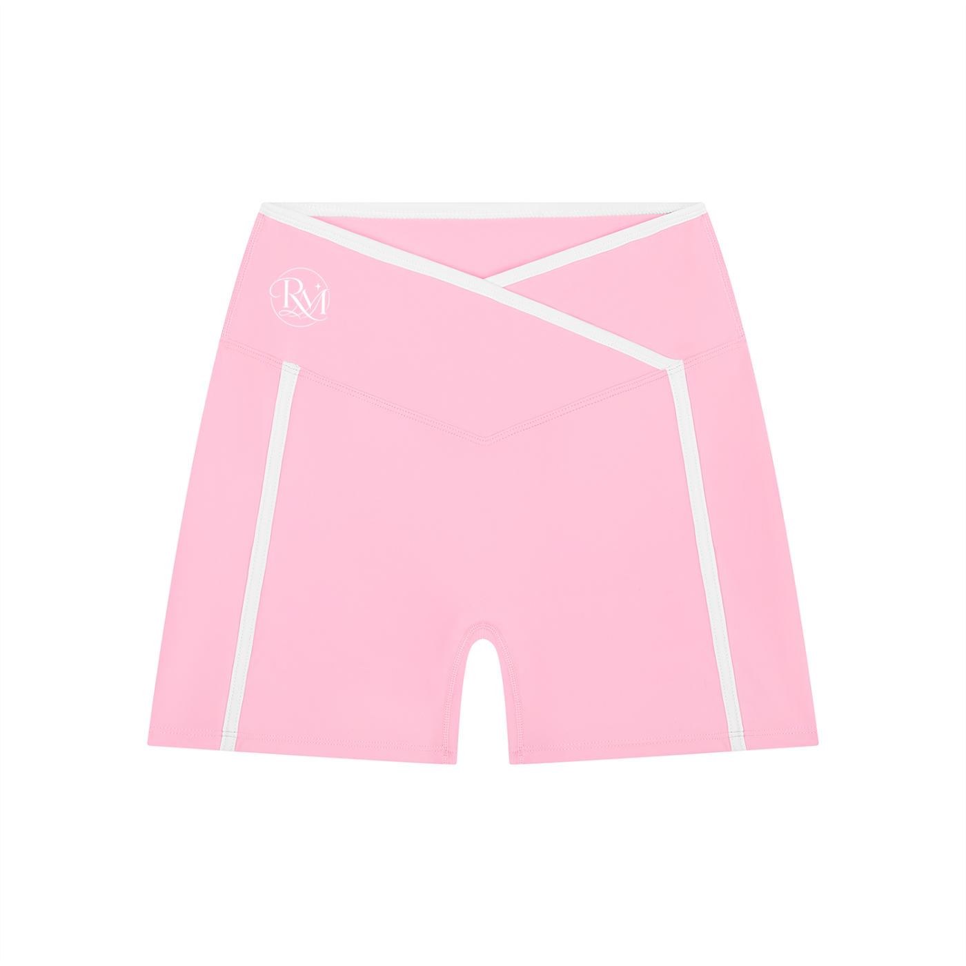 RM High Rise Color Block Shorts