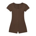 Dual-Function Cape Tie-Waist Romper