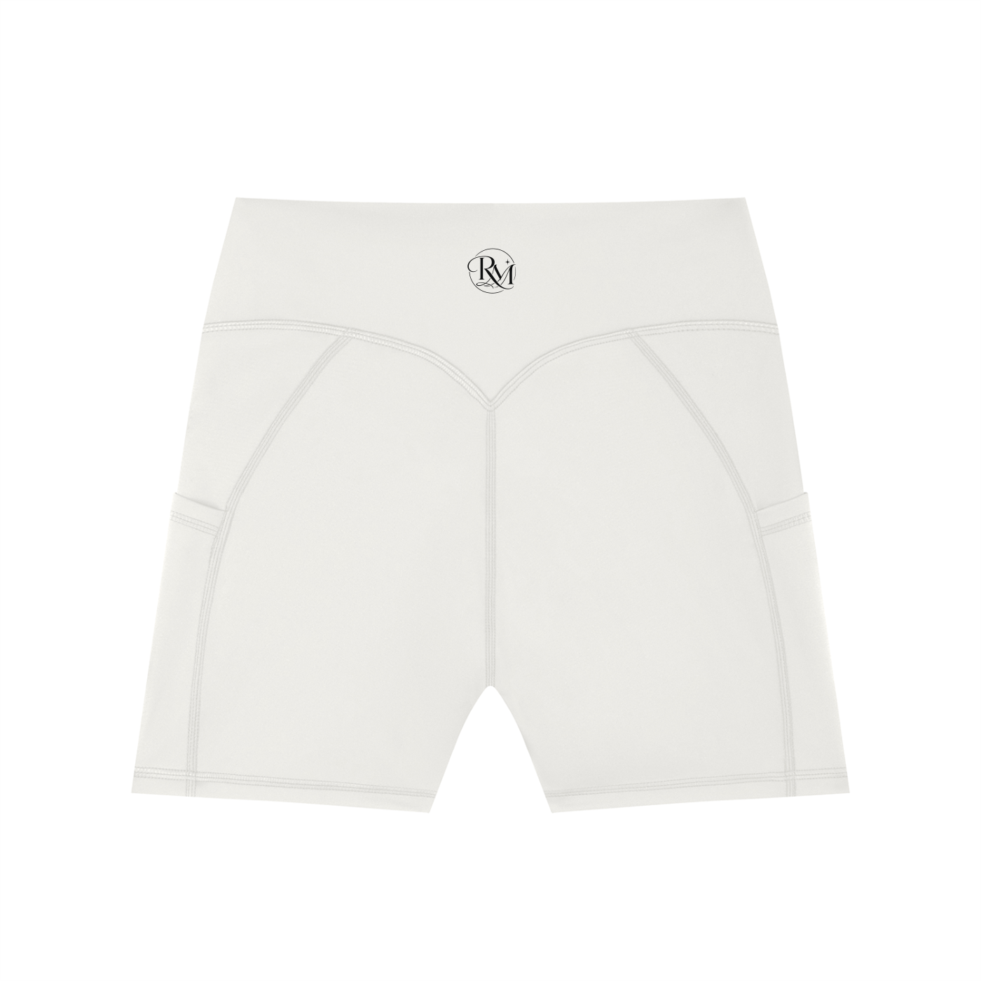 Women's High-Waisted Pocket Biker Shorts