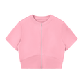 Paneling Full Zip T-Shirt