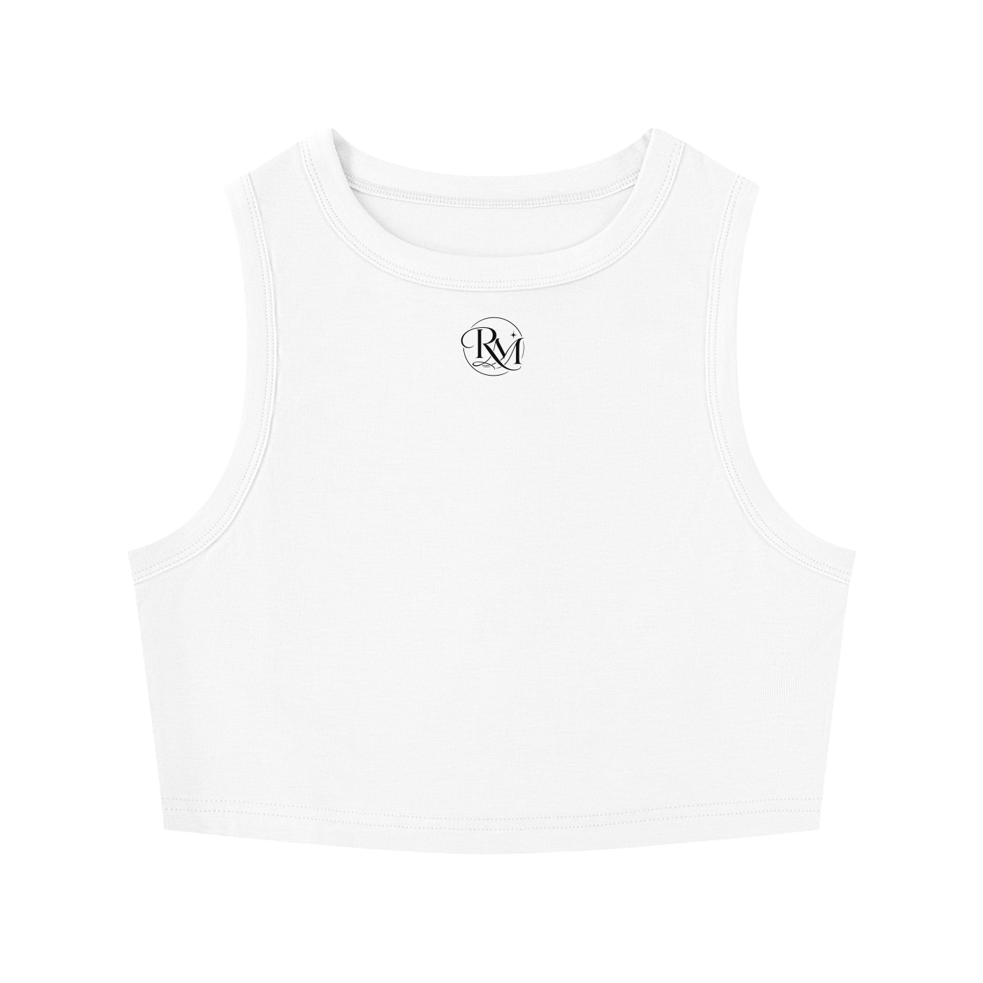 RM Women's Tight Crewneck Crop Tank Top