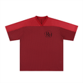 Oversized Mesh V-Neck Soccer Jersey