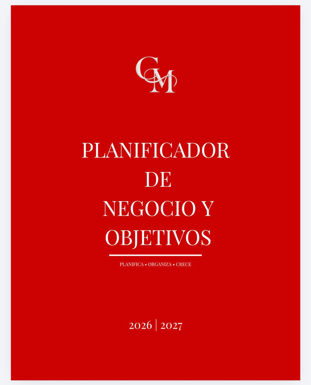 RM Business & Goal Planner Spanish