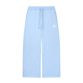 Customizable Initial Wide Raw Edge Sweatpants