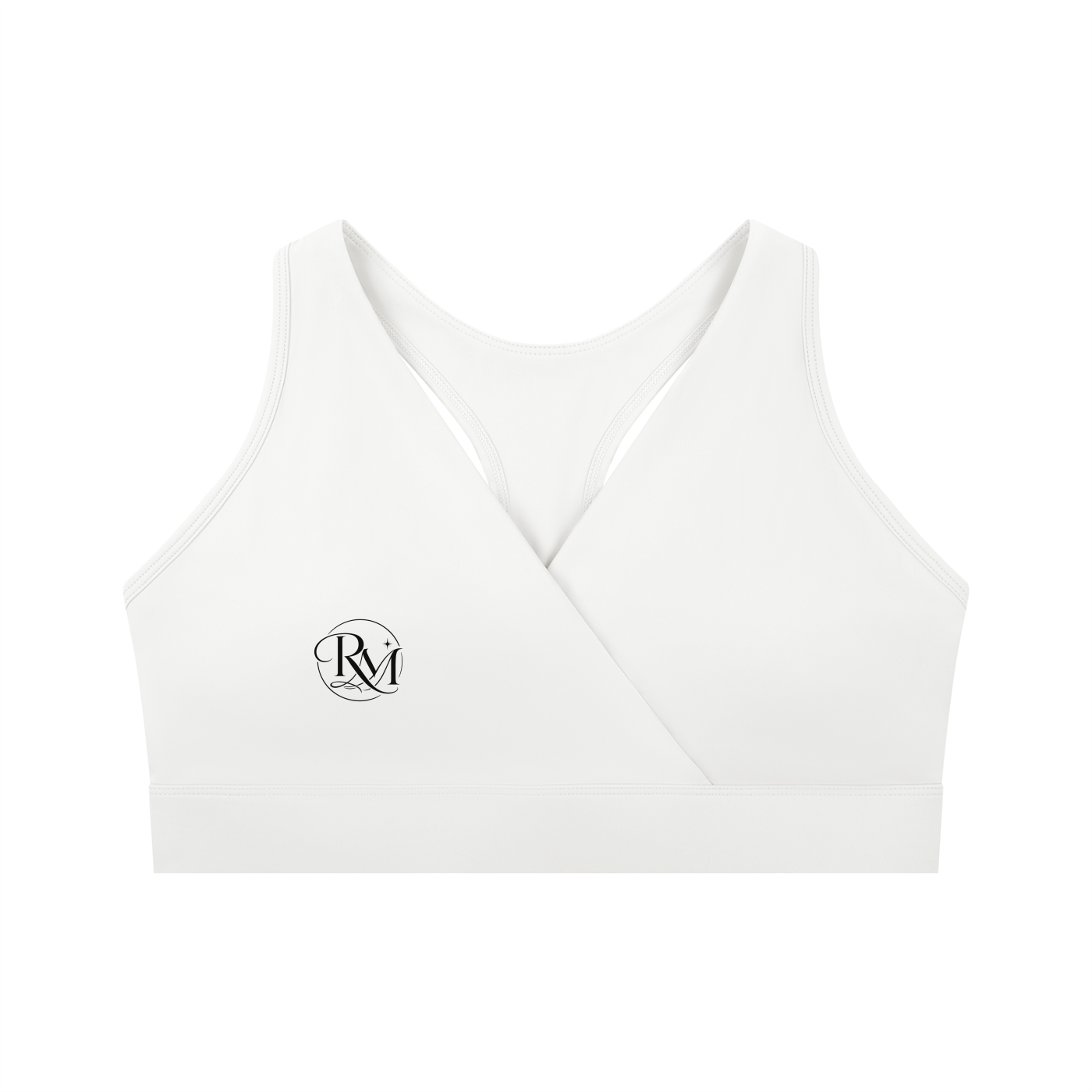 Women's Crossover V-Neck Sports Bra