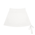 Drawstring A-Line Skirt