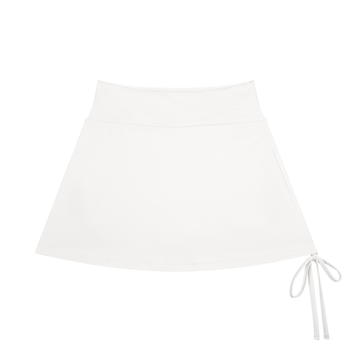Drawstring A-Line Skirt