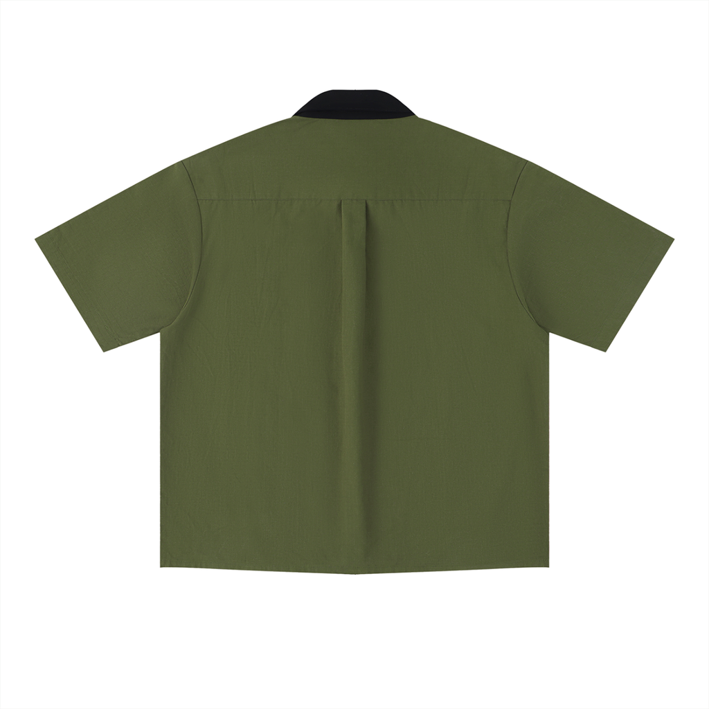 Color Block Short Sleeve Shirt