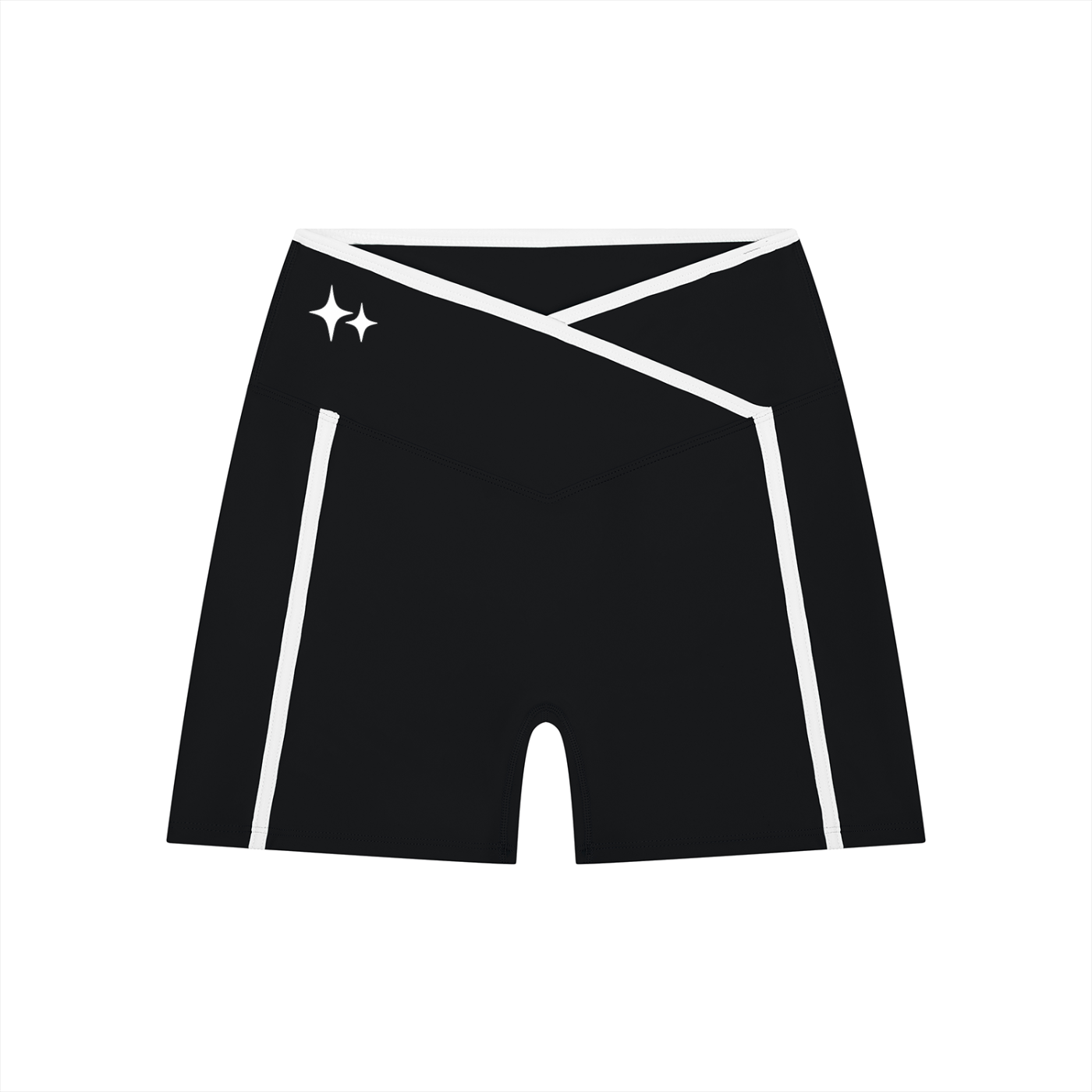 RM High Rise Color Block Shorts