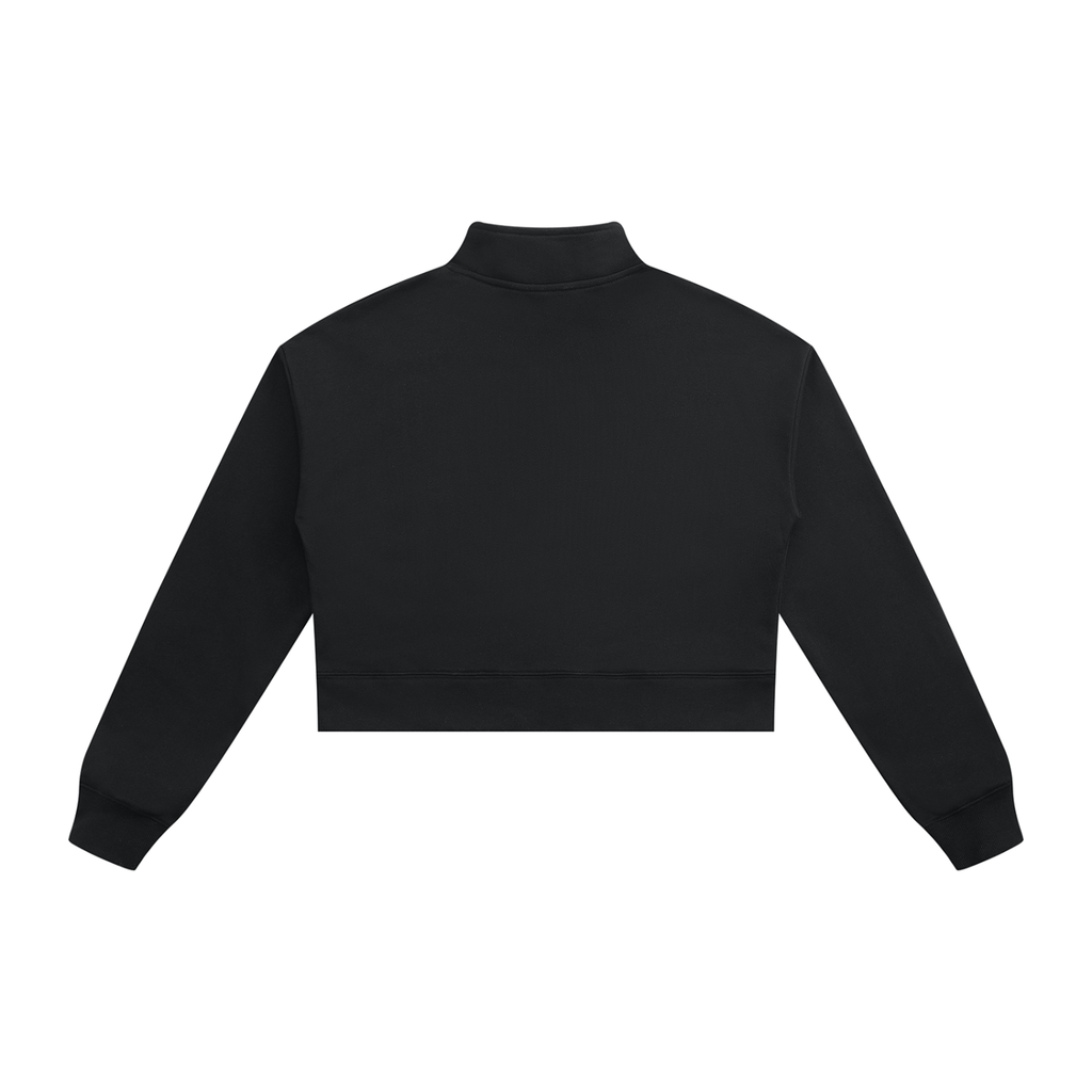 RM Crop Quarter-Zip Sweatshirt